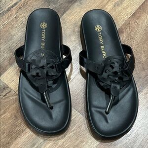 Tory Burch Black Cutout Sandals